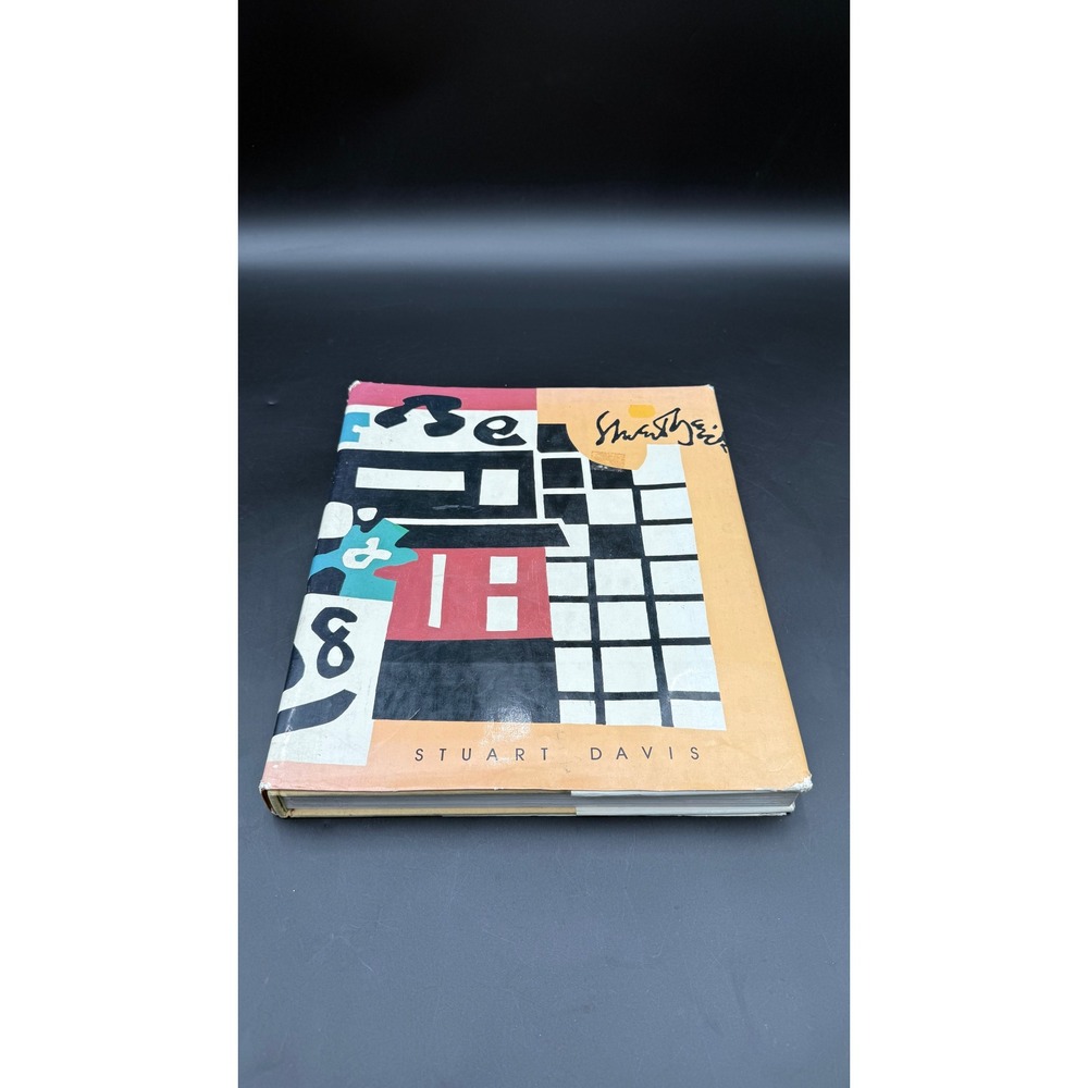 Stuart Davis Art Book 1987 First Edition Hardcover Karen Wilkin Abbeville Press